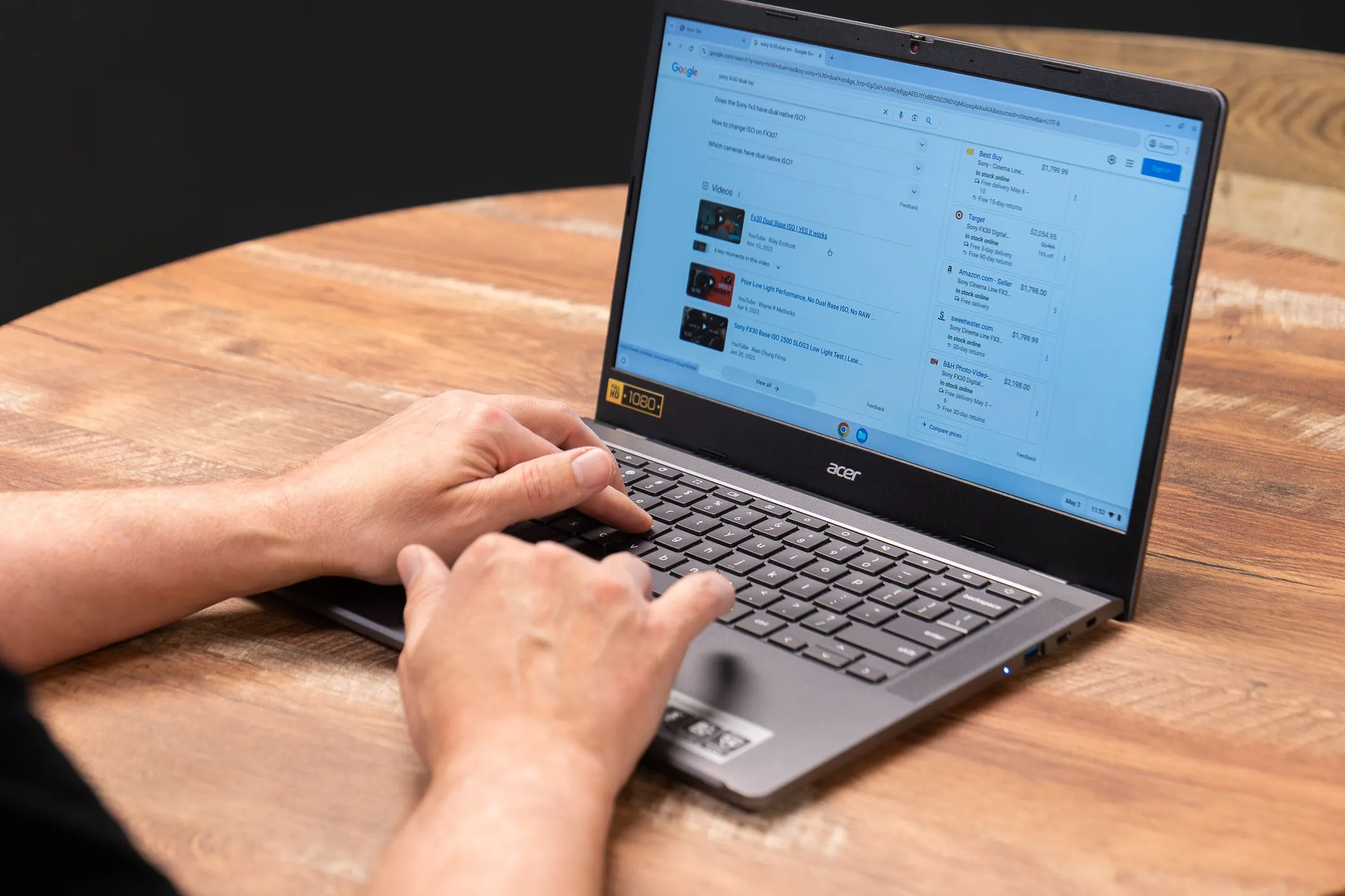 Acer Chromebook: Một trong những mẫu laptop có thể tăng giá 10% từ tháng 3/2025.