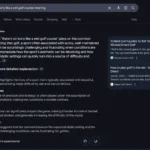 AI Overview Google giải thích hài hước một câu nói vô nghĩa liên quan đến sân golf ướt như một thành ngữ.