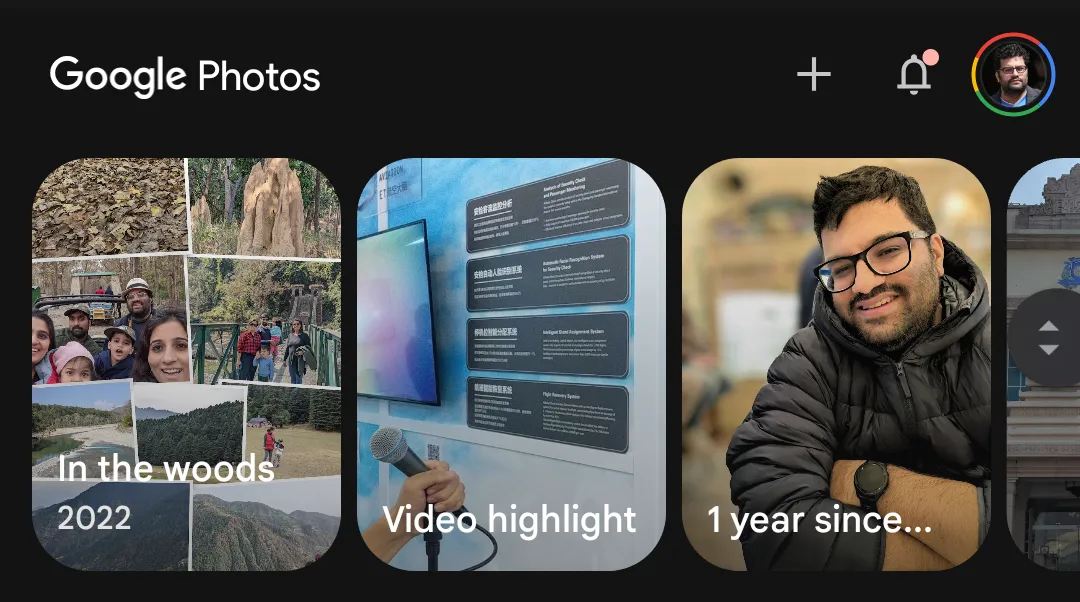 Album đã tuyển chọn trên Google Photos