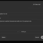 Ảnh chụp màn hình giao diện chỉnh sửa tính năng ChatGPT Tasks với các trường cài đặt nhắc nhở và quản lý công việc.