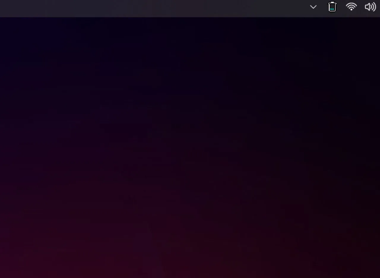 Biểu tượng MiniBin hình thùng rác hiển thị trên thanh tác vụ Windows 11