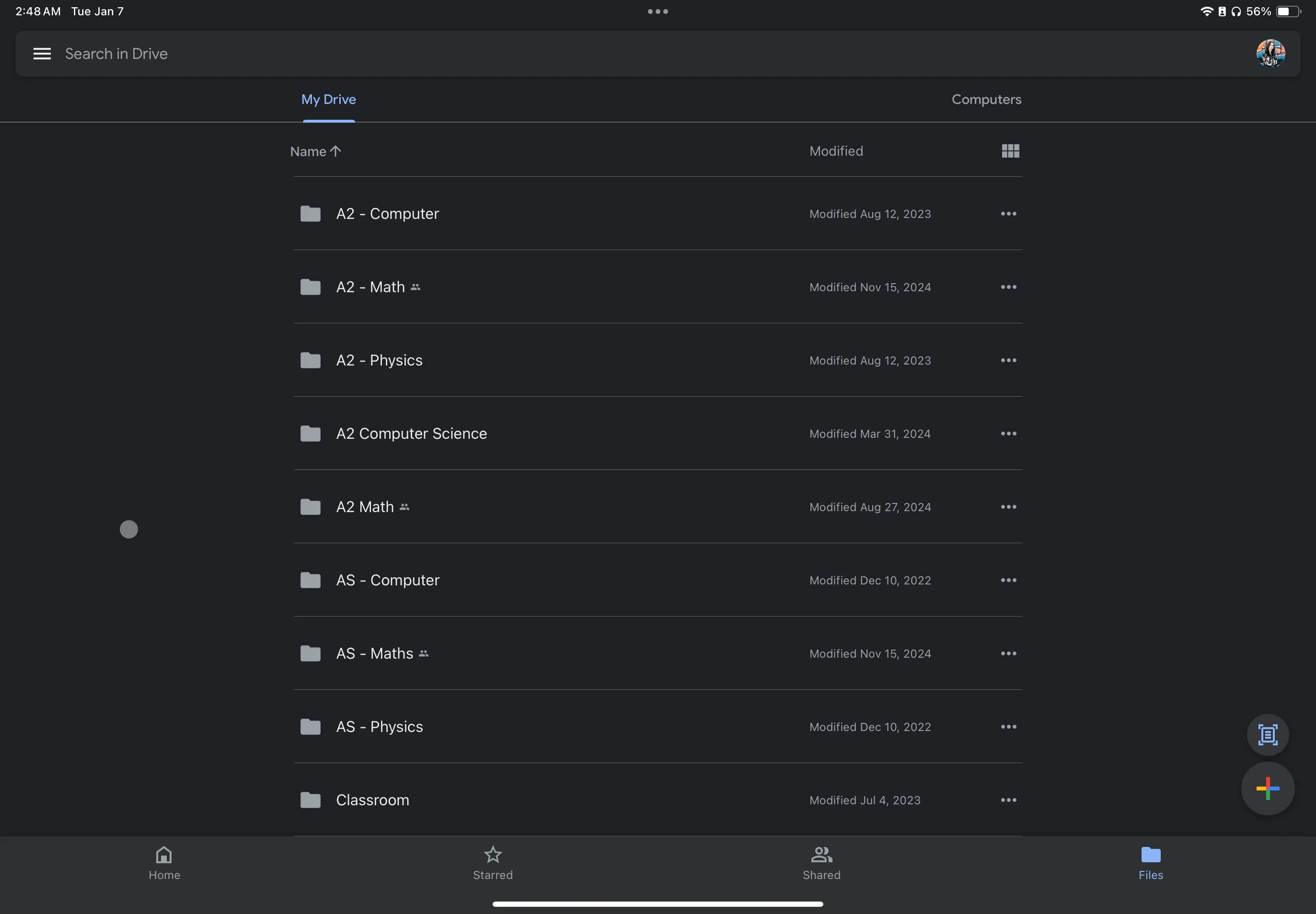 Biểu tượng ứng dụng Google Drive trên iPad