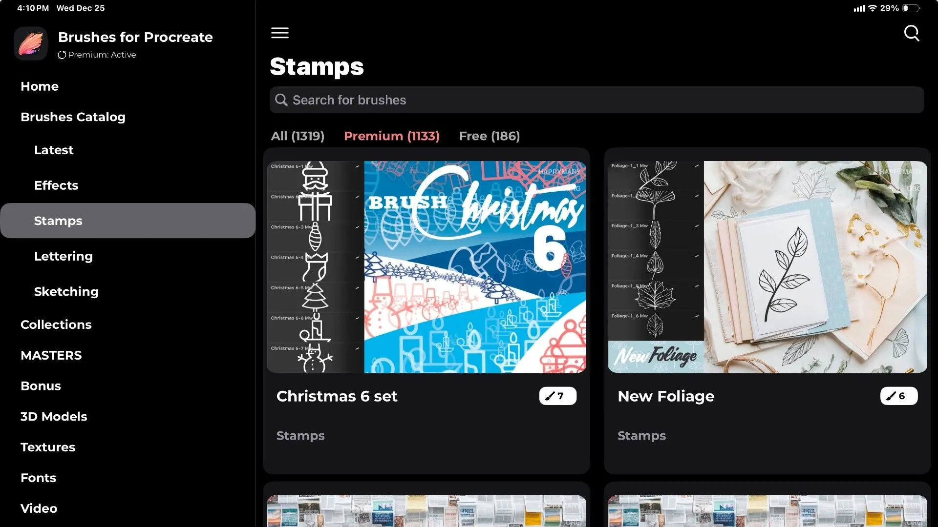 Bộ sưu tập tem và nhãn dán kỹ thuật số sẵn sàng để sử dụng trong Procreate