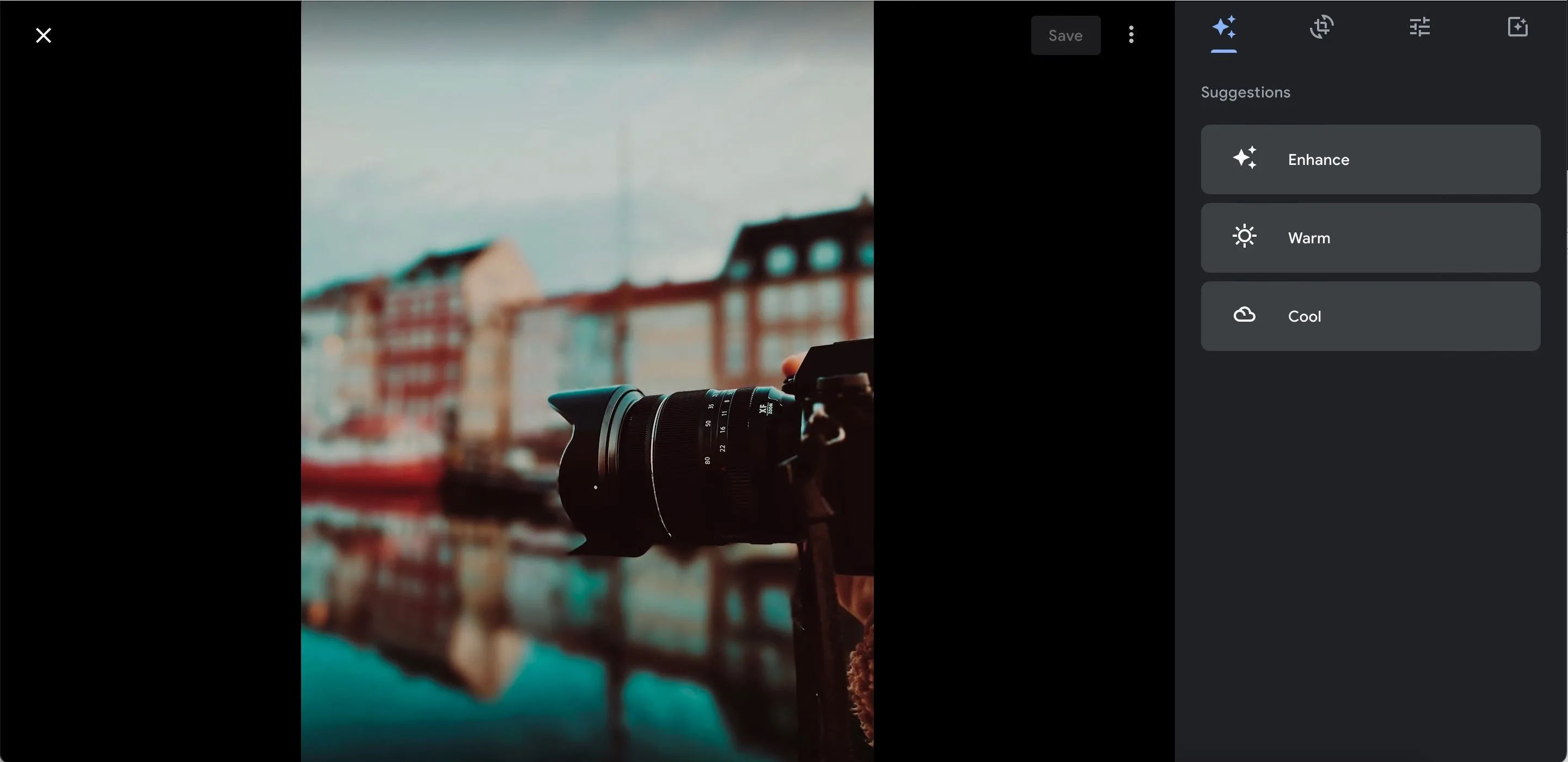Các công cụ chỉnh sửa ảnh AI có sẵn trong Google Photos