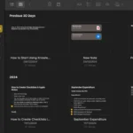 Các ghi chú cá nhân được tổ chức trong ứng dụng Apple Notes, minh họa việc thu thập thông tin hiệu quả.