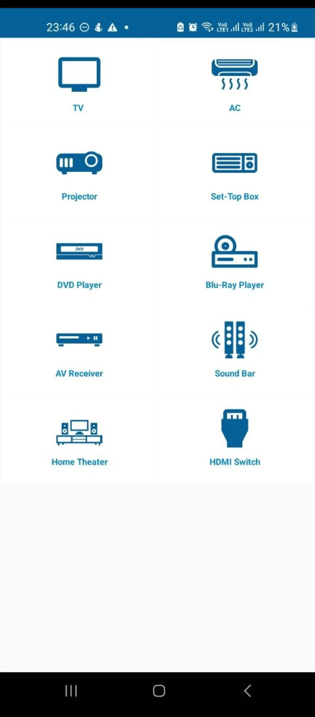 Các loại thiết bị được hỗ trợ bởi ứng dụng Lean Remote.