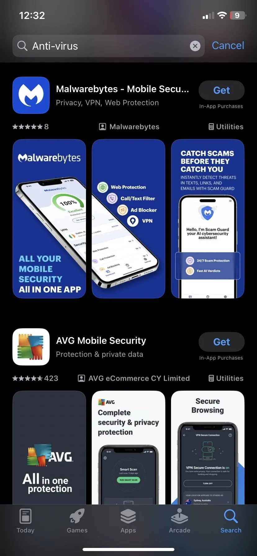 Các ứng dụng chống virus trên App Store cho iPhone