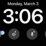 Các widget của Google Gemini trên màn hình khóa iPhone, giúp truy cập nhanh các tính năng AI.