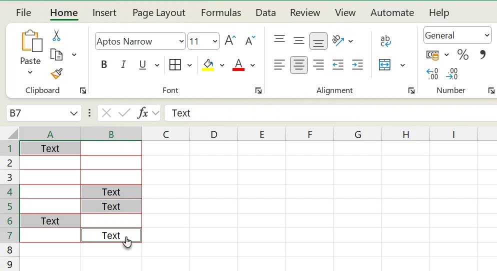 Cách nhập dữ liệu vào nhiều ô cùng lúc trong Microsoft Excel