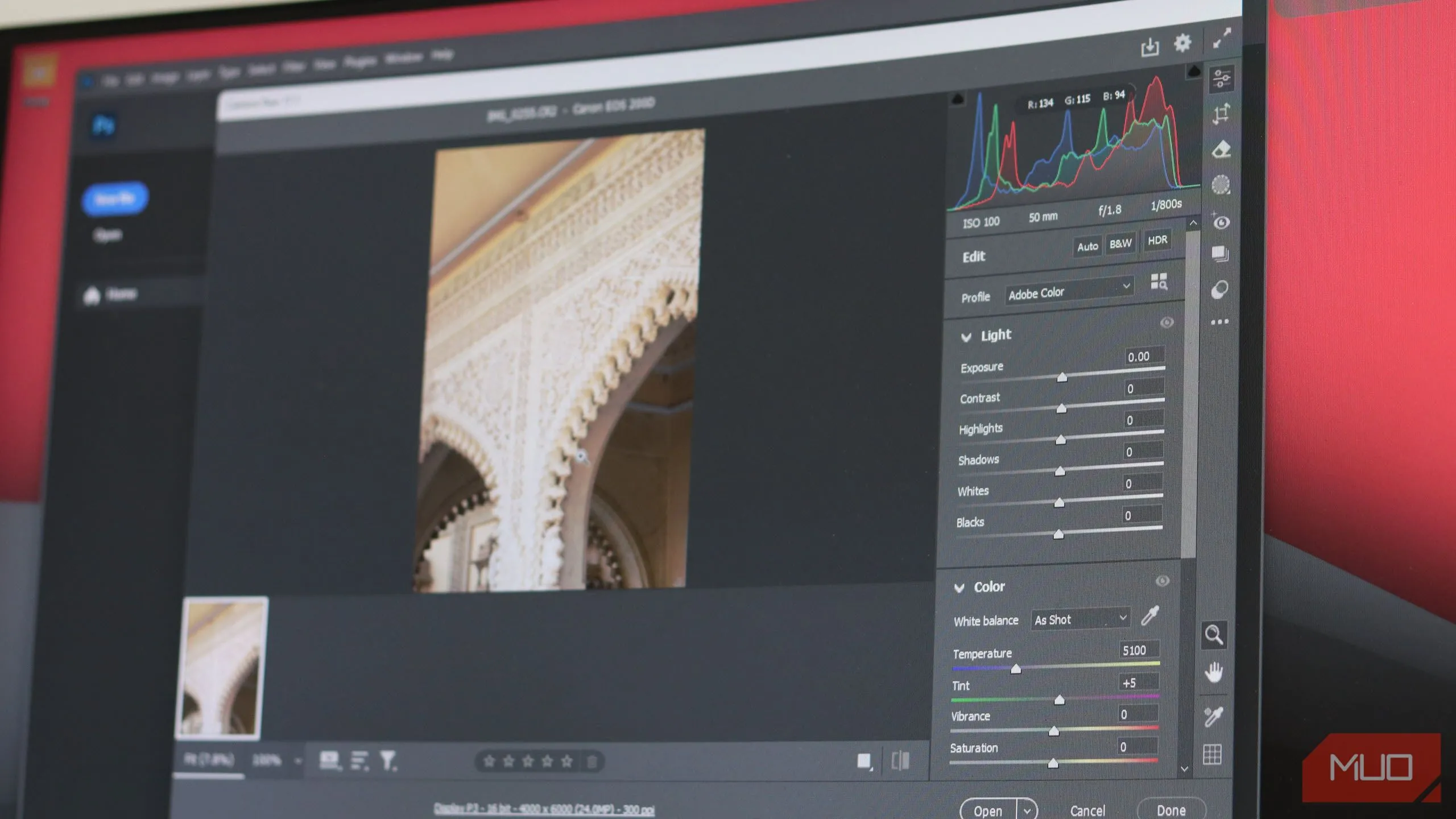 Cài đặt Adobe Camera Raw trong Photoshop cung cấp công cụ chỉnh sửa ảnh RAW mạnh mẽ