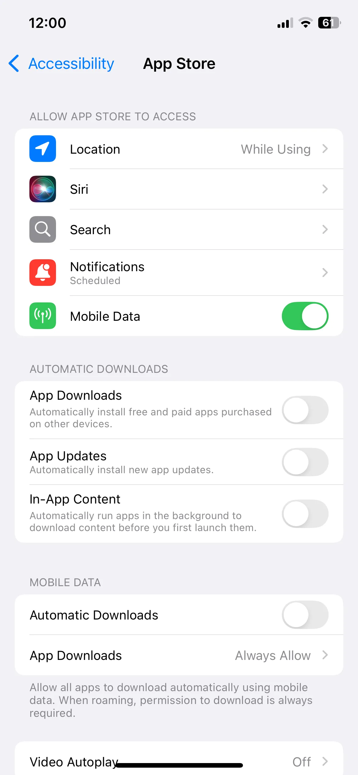 Cài đặt App Store trên iPhone