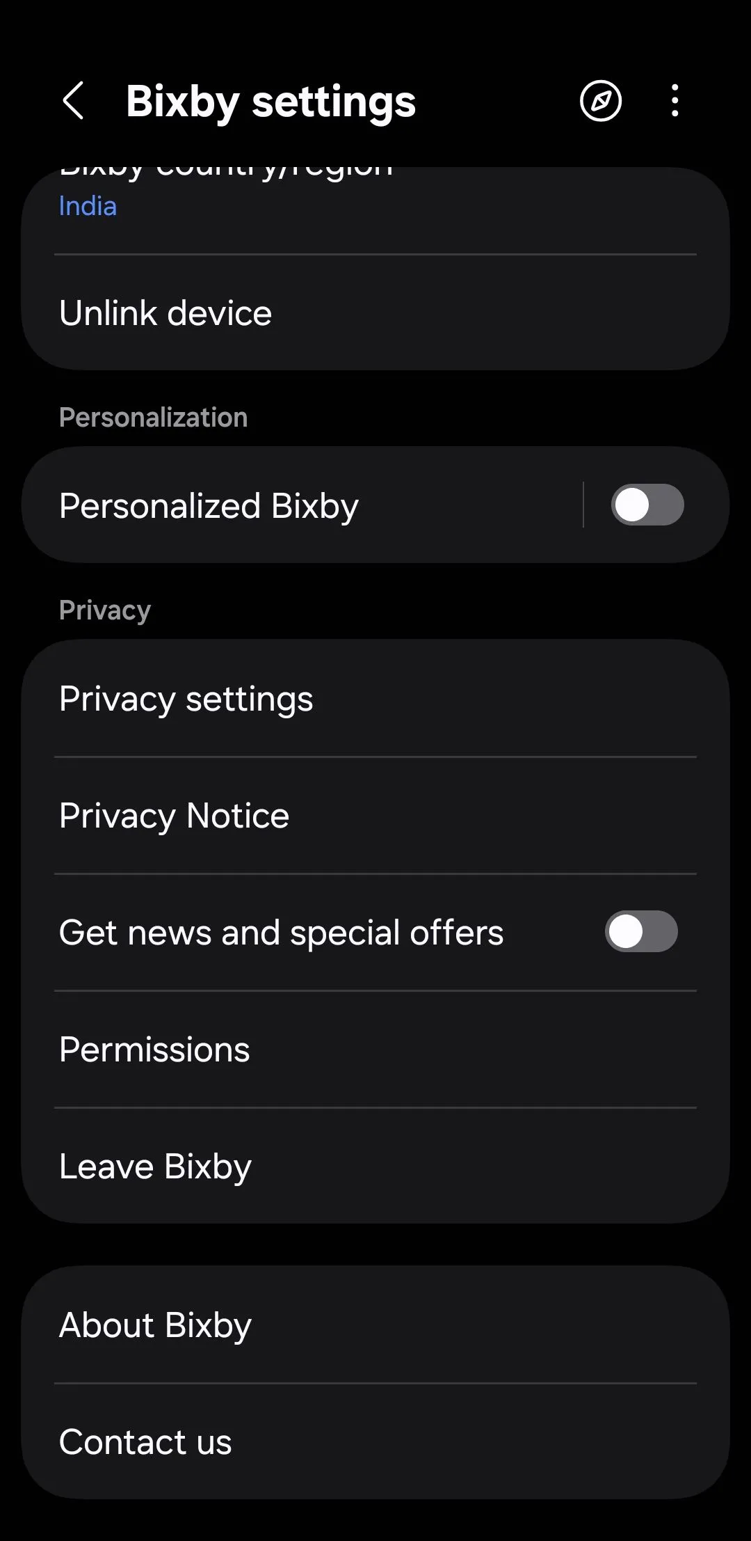 Cài đặt Bixby trên điện thoại Samsung để bảo vệ quyền riêng tư