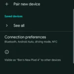 Cài đặt Bluetooth Android để ghép nối thiết bị mới