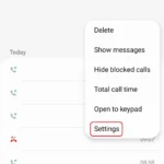 Cài đặt cuộc gọi trên điện thoại Samsung Galaxy