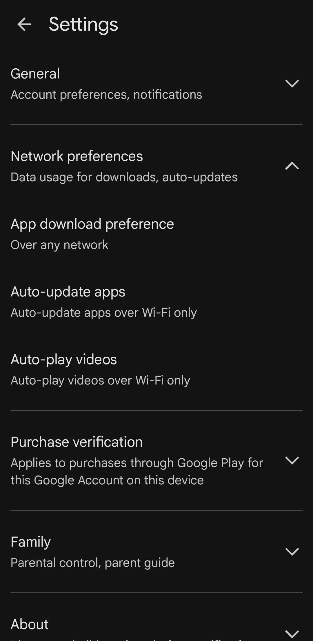 Cài đặt Google Play Store để bật tính năng tự động cập nhật ứng dụng qua Wi-Fi trên điện thoại Samsung