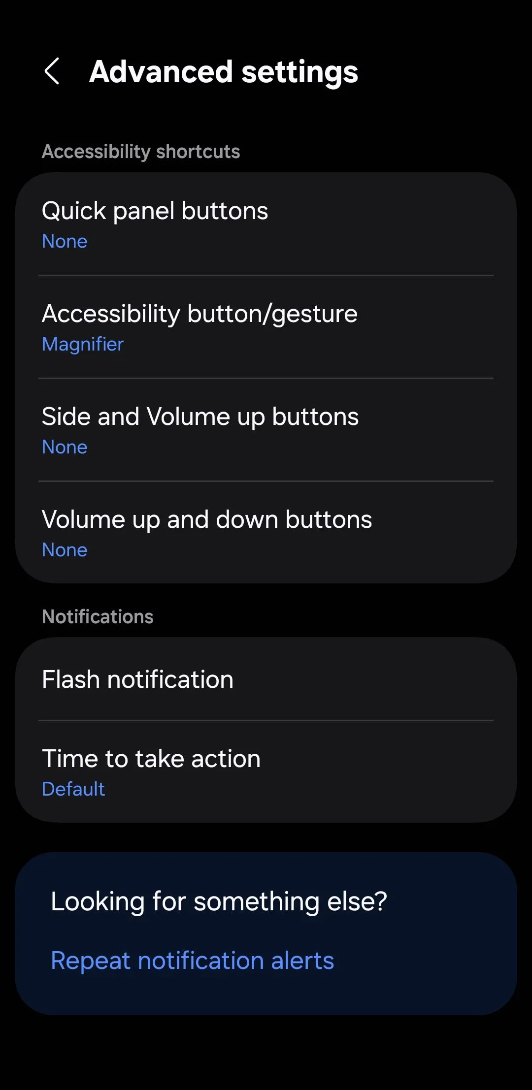Cài đặt phím tắt trợ năng nâng cao cho phép gán tính năng cho tổ hợp nút trên Android.