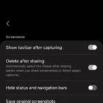 Cài đặt tính năng xóa ảnh chụp màn hình tự động trên Samsung One UI 6.1.