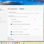 Căn chỉnh biểu tượng Taskbar sang trái trên Windows 11 để quen thuộc hơn