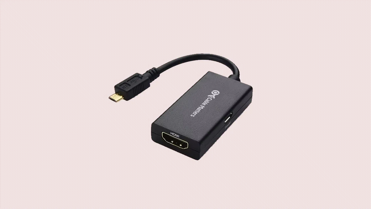 Cáp Cable Matters Micro USB sang HDMI kèm cổng sạc USB, phù hợp cho kết nối MHL
