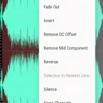 Chỉnh sửa âm thanh trên WaveEditor trên điện thoại Android