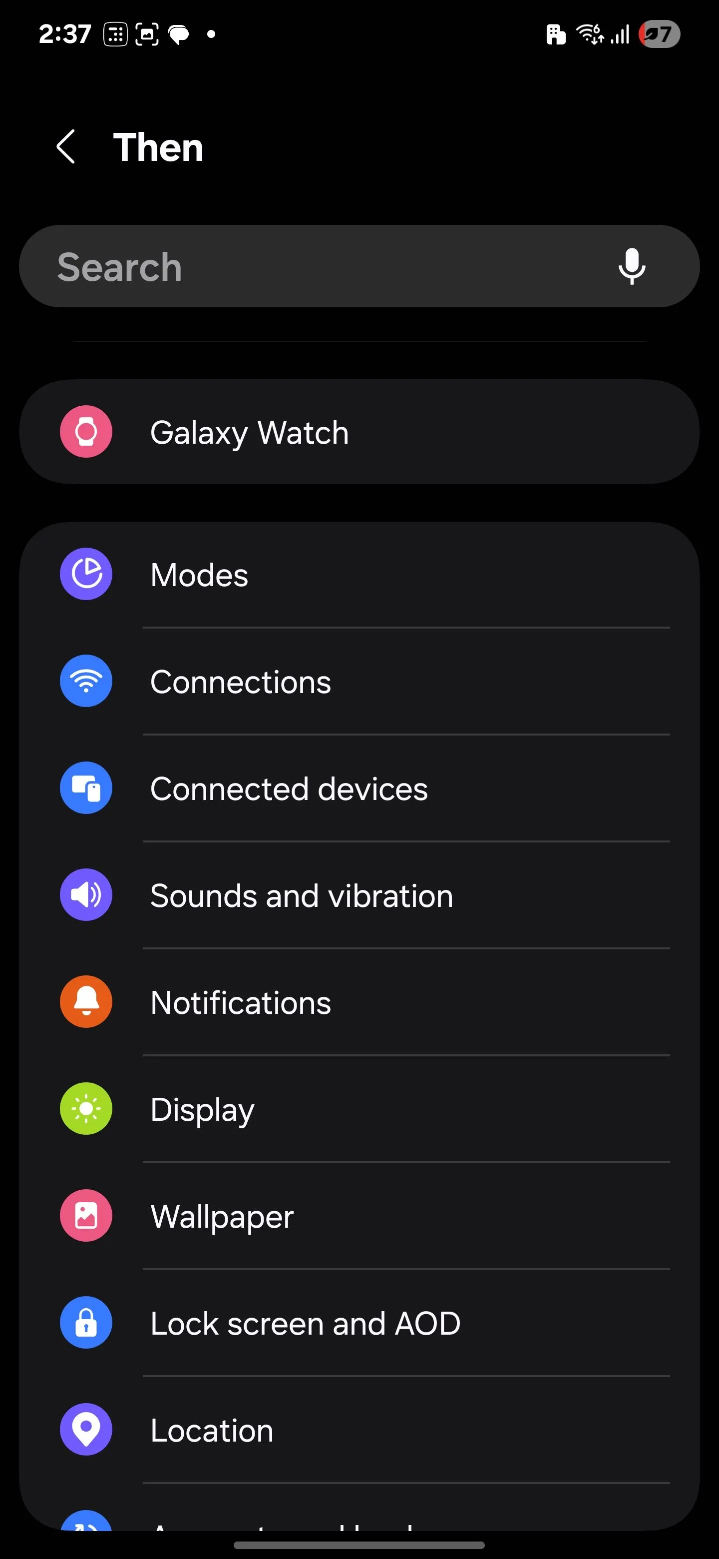 Chọn chế độ âm thanh và âm lượng trong quy trình tắt tiếng chụp ảnh Samsung