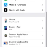 Chọn mục iCloud trong Cài đặt Tài khoản Apple để quản lý dung lượng