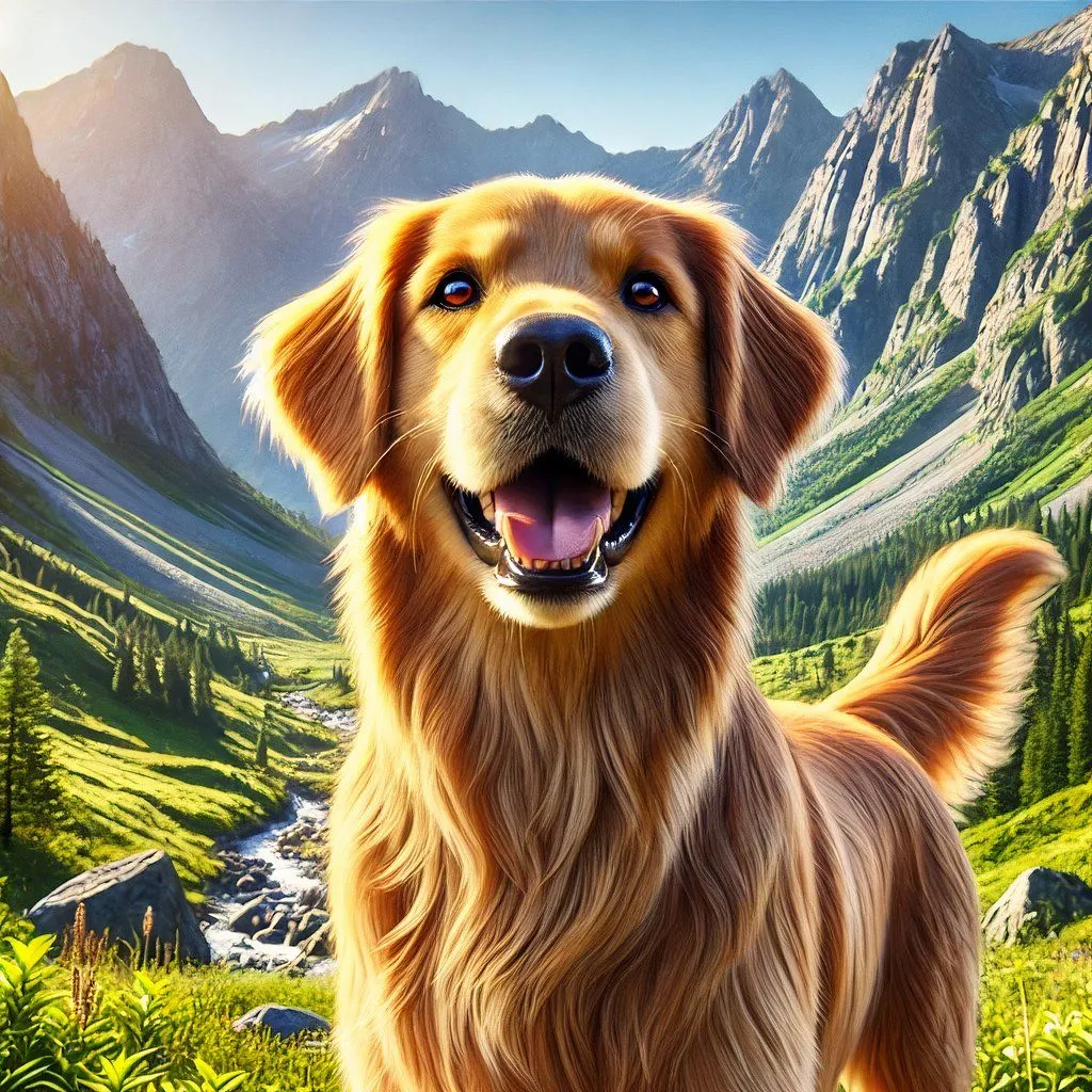 DALL-E cố gắng tạo ảnh chó Golden Retriever siêu thực nhưng bị biến dạng và không tự nhiên