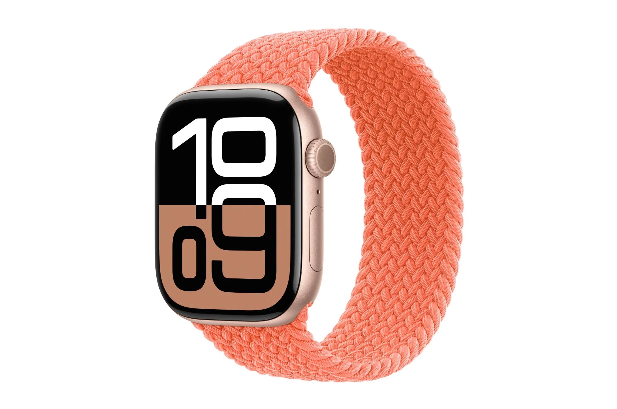 Dây Braided Solo Loop màu Tangerine mới cho Apple Watch.