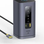 Docking Station Baseus Spacemate 11-in-1 màu xám, thiết kế nhỏ gọn với nhiều cổng kết nối