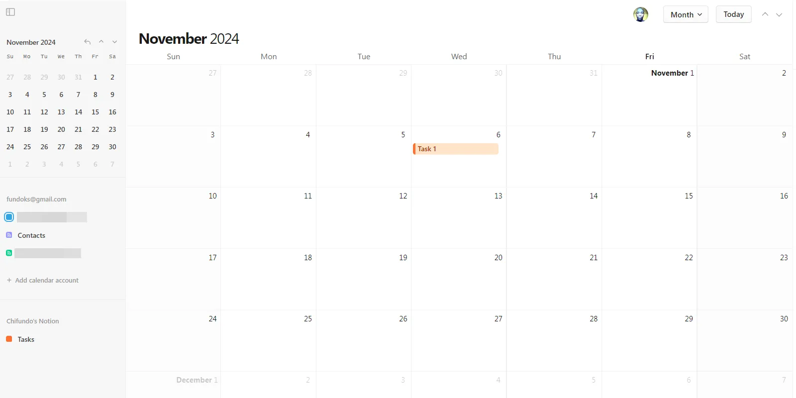 Đồng bộ hóa các công việc Notion với lịch Notion Calendar