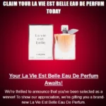 Email lừa đảo giả mạo khuyến mãi nước hoa miễn phí