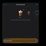 Genmoji tạo emoji cà phê sữa đá
