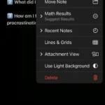 Ghim ghi chú mẫu theo dõi trì hoãn trong Apple Notes để truy cập nhanh