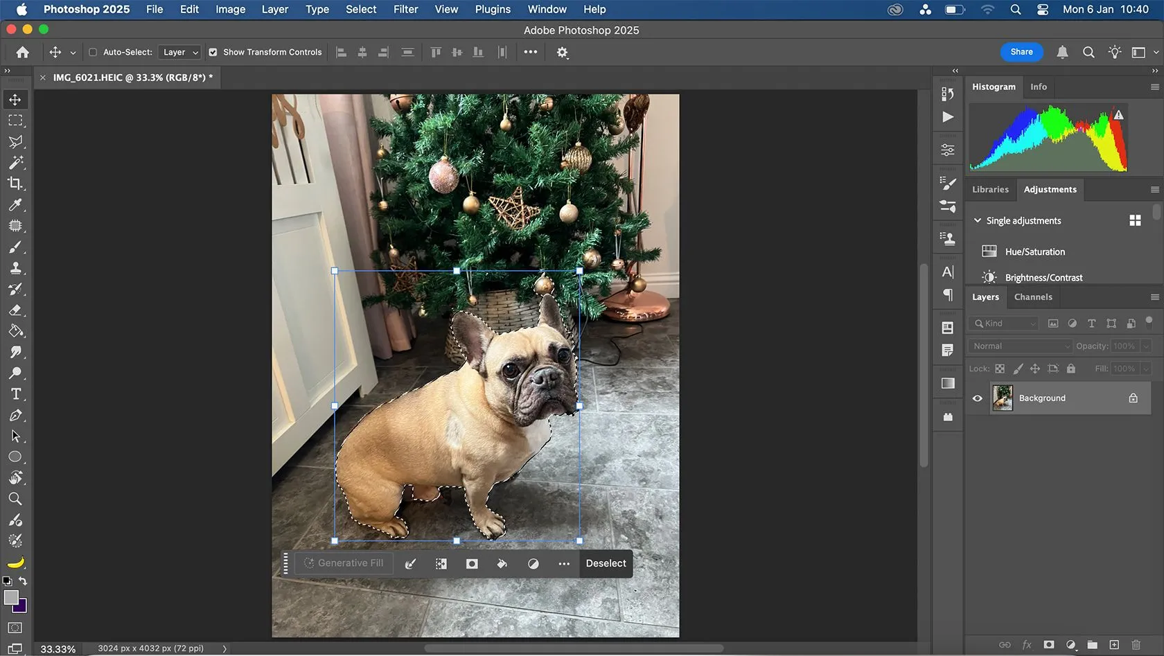 Giao diện Adobe Photoshop