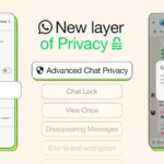 Giao diện cài đặt tính năng Quyền riêng tư trò chuyện nâng cao trên WhatsApp