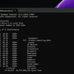 Giao diện Command Prompt truyền thống trên máy tính Windows