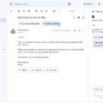 Giao diện Gmail hiển thị nút "Thêm vào lịch" do Gemini đề xuất và bảng điều khiển Google Calendar bên phải với chi tiết sự kiện được tạo tự động từ email.