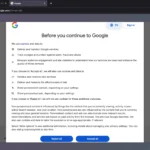 Giao diện hiển thị biểu ngữ đồng ý cookie của Google khi truy cập bằng Tor Browser, thể hiện khả năng chặn theo dõi mạnh mẽ.