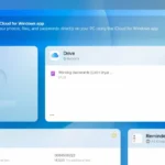 Giao diện iCloud trên trình duyệt web