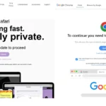 Giao diện lừa đảo của mã độc FrigidStealer yêu cầu cập nhật trình duyệt Safari