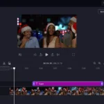 Giao diện Microsoft Clipchamp hiển thị thư viện video kho ảnh và video mới cập nhật