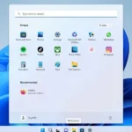 Giao diện người dùng của hệ điều hành Tiny11, một phiên bản Windows 11 đã được tùy biến.