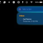 Giao diện người dùng tạo nhắc nhở trên ứng dụng Reminders bằng Siri trên Mac