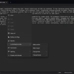 Giao diện Notepad hiển thị các tùy chọn tích hợp Copilot AI cho tính năng Rewrite, Customized re-write và Summarize.