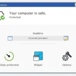 Giao diện phần mềm Ghostpress trên máy tính, minh họa khả năng phát hiện keylogger hiệu quả.