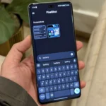 Giao diện PixelShot hiển thị kết quả tìm kiếm ảnh chụp màn hình liên quan đến phân tích pin