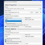 Giao diện Rufus đang thiết lập tạo USB bootable Windows 11