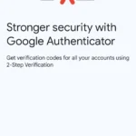 Giao diện thiết lập xác thực hai yếu tố (2FA) với Google Authenticator trên điện thoại