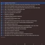 Giao diện Things 3 hiển thị dữ liệu lịch sử và tiến độ công việc