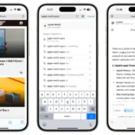 Giao diện tiện ích mở rộng ChatGPT Search trong Safari trên iPhone.